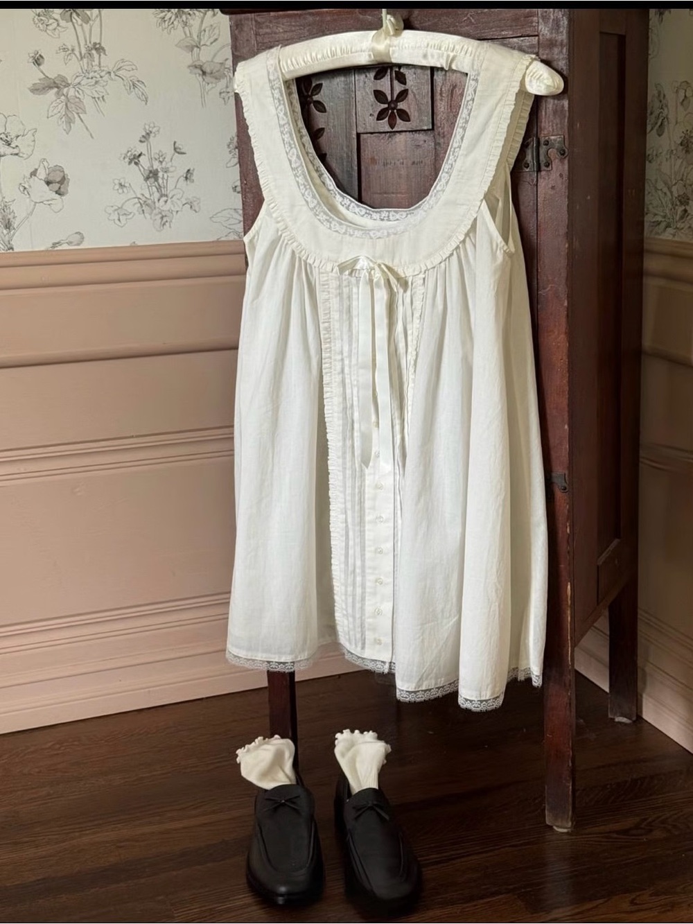 For Love & Lemons Venetia cotton slip dress Size Small NWT - Picture 13 of 15